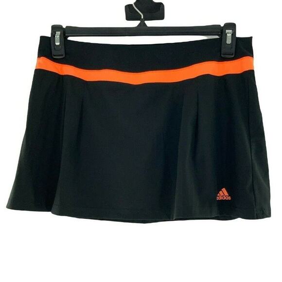 Adidas Climalite Skirt Skort Womens Size Large Pleated Stretch Inner Layer Short - Picture 2 of 10